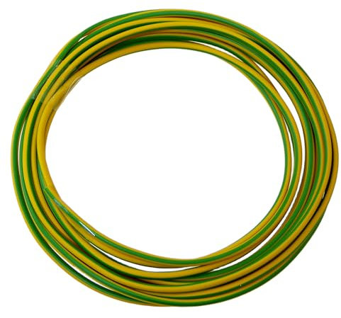 3mm Earth Sleeving Green/Yellow Cable Sleeve To use with Twin and Earth Cable, Bare Wire, etc (5 Metre)