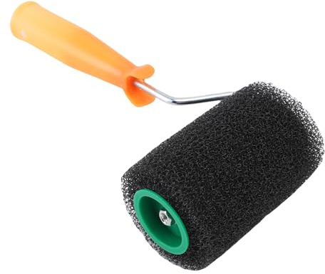 MENDUNER Rouleau de Peinture en Mousse de 4 Pouces, Kit de Rouleau de Peinture, avec 9 Petites Couvercles à Rouleaux de Peinture en Mousse, Cadre