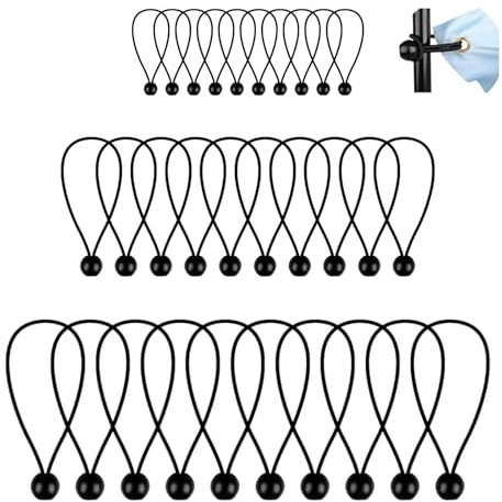 Robustes 30-teiliges Set Aus Elastischen Spanngummis Mit Kugel ， Campingzelte Und Mehr in Den Größen 10/15/20cm