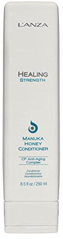 L’ANZA Healing Strength Manuka Honey Conditioner - Strengthens, Protects and Restores Weak, Fragile, and Aged Hair, Rich with Keratin Protein, Healing Oils, and Vitamin C (8.5 Fl Oz)