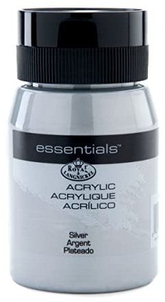 Royal & Langnickel Essentials Peinture Acrylique Argent 500 ml