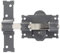 WOLFPACK LINEA PROFESIONAL - Cerrojo b-3 llave y pulsador pasador de 161mm cilindro redondo de 70mm