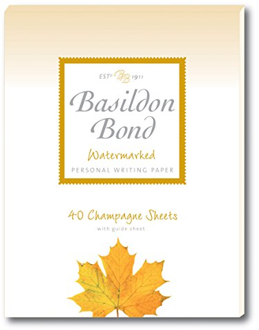 Basildon Bond Duke 137 x 178 mm Schreibblock Mit 40 Blatt – Champagner