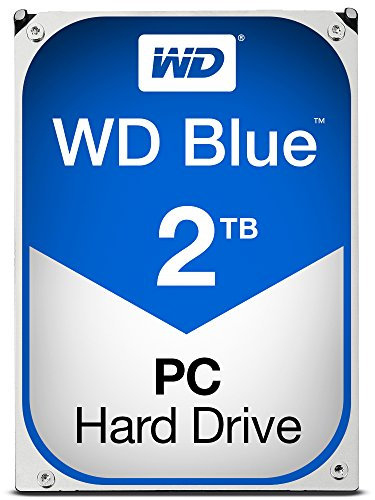 WD Blue 2TB Desktop Hard Disk Drive - 5400 RPM SATA 6 Gb/s 64MB Cache 3.5 Inch