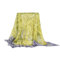Prettystern - XL facile en mousseline de soie foulard de soie rose et bleu foulard en soie 110cm Roses - jaune
