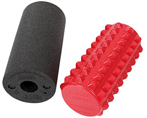 TOGU Blackroll Actiroll Rumble M Set Faszienrolle, Rot, M