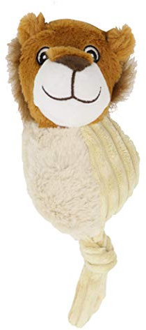Aimé Jouet Peluche Lion pour Chien - Doux Et Agréable Au Toucher, Ecologique Et Interactif - Dim. 34cm