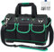 AIRAJ Wasserdichte Werkzeugtasche,47×27×31cm,Weithals Werkzeugtasche mit großer Kapazität,Multifunktions Werkzeugtasche,Professionelle Werkzeugtasche für Haushalt, Elektriker und Wartung