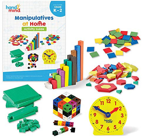 Learning Resources Kit de recursos didácticos para aprender en casa , matemáticas, niños, educación