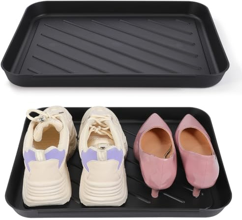 BESPORTBLE Schuhwanne Kunststoff 15.75X11.81X1.38In Schuhablage Für Flur Küche Wohnzimmer Und Auto Kofferraum Mehrzweck Tablett Für Schuhe Gartenarbeit Reinigung Und Haustiere
