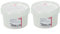 Artif Lot de 600g Ciment Blanc pour Joints de mosaïc, 2X Pots de 300 g, Poudre à Joints carrelage, mosaique