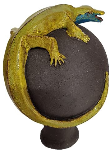 Rosenkugel GartenkugelSmaragdeidechse 17cm