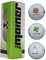 Emainer Golfball, 3 Geburtstags- Golfbälle, Dieser Ball kennt auch Dein Handicap oder Alter (3er Pack)