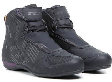 TCX Women's R04d Lady WaterproofWomen's Motorcycle Boots, Mesh Upper with Hot-Melt Coating, Zip and Velcro Closure