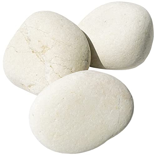 MGS SHOP Dekokies Zierkies Deko DIY Kies Granulat Splitt - Farbe wählbar (5 kg, edelkies Creme rund 70-120)