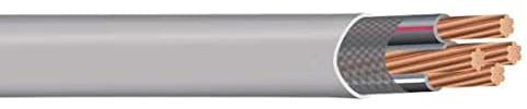 Southwire 63968202 125ft. 4/3 AWG Romex SIMpull NM-B Non-Metallic Sheathed Cable with Copper Ground Wire