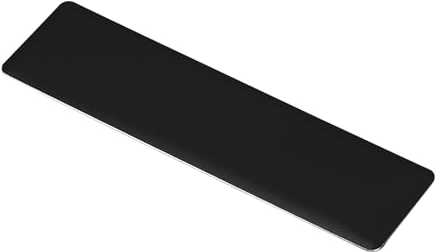 PATIKIL 3x1x0,02 Metall Namensschild 20 Pack eloxiert Aluminium leere Platte schwarz