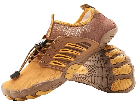 Freiluftkind Das Original – Tokai rutschfeste Barfußschuhe (Bronze/Größe EU 43) – Tokai der perfekte Barfußschuh für Dein Abenteuer – Barfusslaufschuhe Barfuss Schuhe Barefoot Shoes