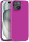 MyGadget Coque Silicone pour iPhone 15 - Case TPU Souple & Soft - Cover Protection Extra Fine & Légère - Étui Coloré Anti Choc et Rayures - Rose Foncé
