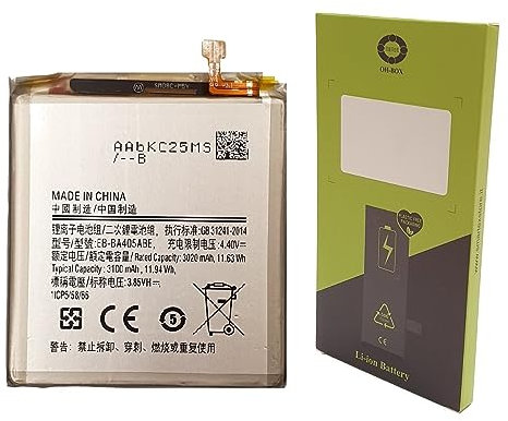 OH-BOX® Batterie Compatible avec Samsung EB-BA405ABE Galaxy A40 (A405)