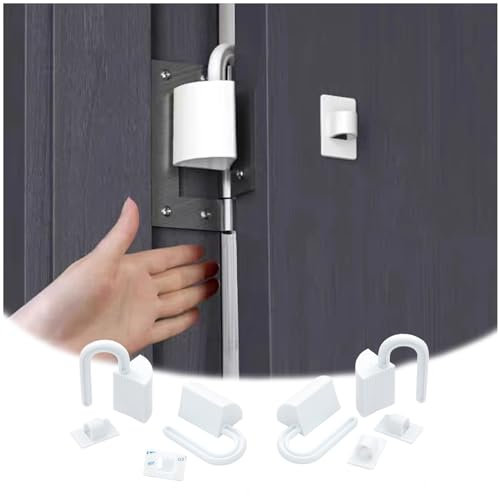 DHinkyoung 4 Set Door Hinge Guard for Baby's Fingers, Safe Finger Protector for Door Stay Open, Baby Proofing Catch Door Stopper, Anti-Pinch Door Locks Guard for Children 0-6 Years