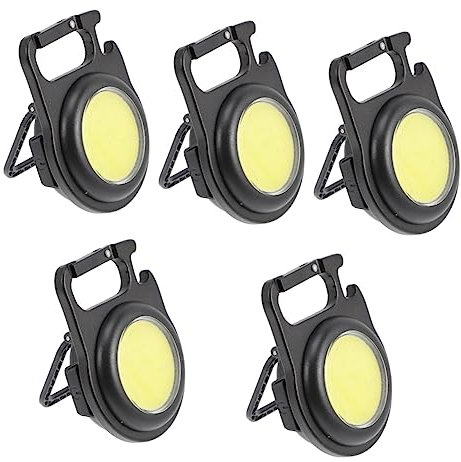 UKCOCO 5st Usb-arbeitslicht Mini-schlüsselbund-taschenlampe Cob Keychain Licht Led-schlüsselbundlicht Schlüsselbundlicht Im Freien Kolbenarbeit Aluminiumlegierung Stange Gebührenpflichtig