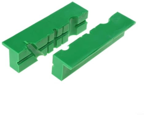 1 par de almohadillas de mordaza de tornillo de banco de 4, 5 y 6 pulgadas, protectores magnéticos con diseño de múltiples ranuras, mandíbulas suaves para tornillo de banco, cubiertas universales para