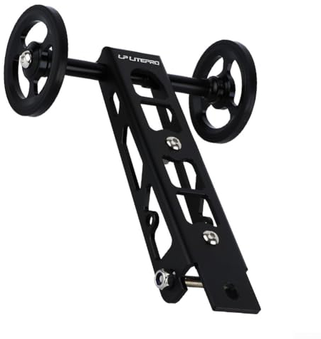 Easywheel Easywheel für RHINE Birdy 123 Klappfahrradträger aus Aluminiumlegierung, Rot