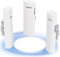 Point to Multipoint Outdoor Internet Long Range Wireless Bridge for Starlink Gen 3 Router, Starlink WiFi Extender, IP65 Waterproof, 5.8GHz 3KM 100Mbps with 16dBi High Gain Antenna, 3 Pack
