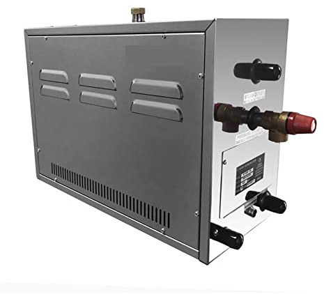 Dampfsauna-Generator Sauna -Ausrüstung Automatisch Edelstahl Sauna Nassdampfgenerator Maschine Entwässerung Trockener Nassschweiß Dampfbad für Home Spa(Size:AT-150B)