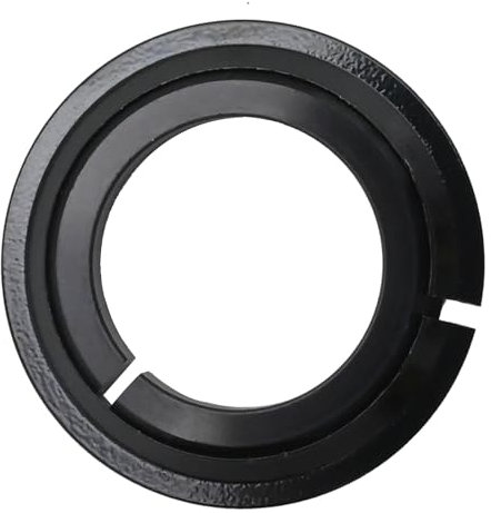 Ollanoos Universal Bicycle Front Fork Adapter, Bicycle Front Fork Steer Ring for Tapered Steer Tubes Gear Conversion Rings Lower Headset Front Fork Conversion Adapter for 52mm 55mm 56mm Bearings