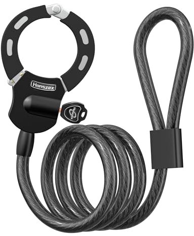 Honszex Candado Bicicleta Antirrobo, Candado Patinete Electrico, 31.8inch Candado Antirrobo