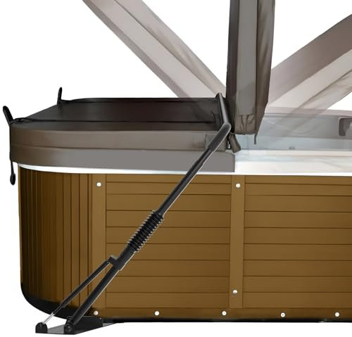 Abdeckheber, hydraulische Abdeckung für Whirlpool, Bodenmontage, Whirlpool-Abdeckung, Hebe-Entfernungssystem, verstellbare Breite 180,8–261 cm, ermöglicht es einer Person, mühelos anzuheben, passend