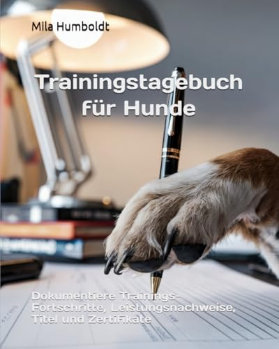 Hundetraining Tagebuch, Trainingstagebuch für Hunde, übersichtlicher Hunde-Trainings-Organizer, Geschenkidee für Hundebesitzer: Dokumentiere ... Leistungsnachweise, Titel und Zertifikate