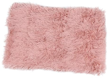 ROMISBABA 1 Pièce Douce Chaude pour Animaux de Compagnie Peluche Lavable pour Chat Rose
