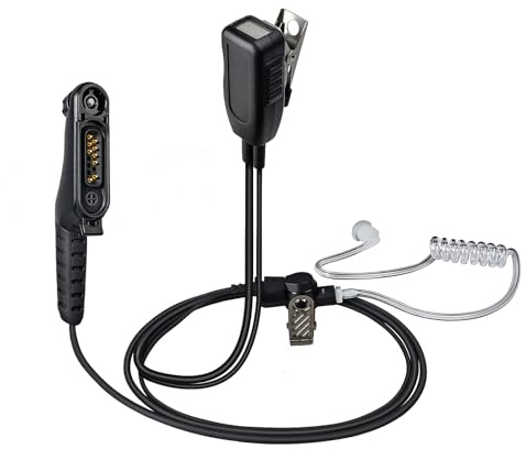 UAYESOK Walkie Talkie Auricolare con microfono PTT, cuffie di sicurezza con tubo acustico nascosto Earmold (Tipo 2)