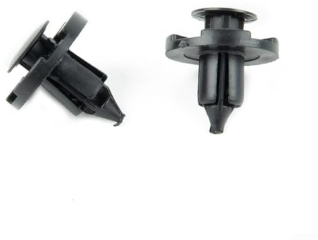 Lot de 20 rivets en plastique pour voiture Nissan avec trou de 8 mm de diamètre compatible avec jupes latérales et panneaux de garniture