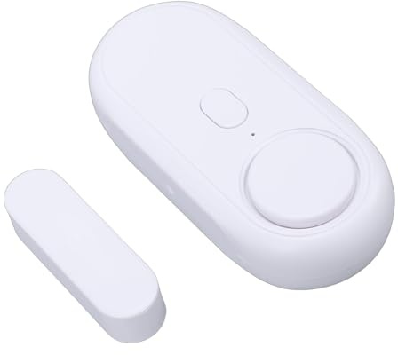 TIKATARER Security Door Window Alarm, Freezer Door Alarm, Refrigerator Left Open Reminder with Delay Broadcast, Ideal for Home & Shop
