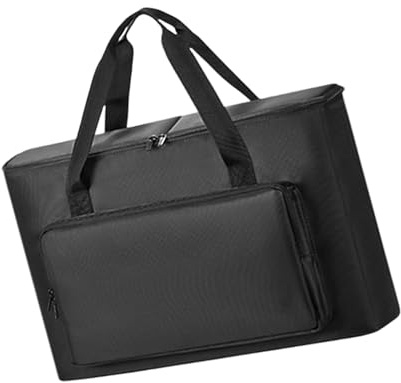 kmgfsd 24inch / 27inch Monitor Carrying Case Travel Carrying Bag Protective Box for Desktop Computer Chassis Keyboard Cable Scratch Proof