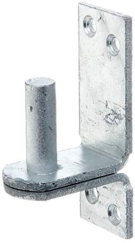 Alberts 311407 Cardine su piastra, nelle versioni con gancio DI o DII, zincato a caldo, entrata Ø13 mm, piastra 100 x 35 mm