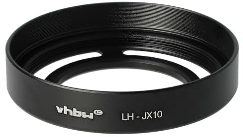 vhbw Gegenlichtblende Ersatz für Fuji/Fujifilm LH-X10 für 52mm Objektiv Schwarz, Metall, Rund, 6,2 cm