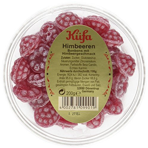 Küfa Bonbonmeisterserie Himbeeren, 6er Pack (6 x 200 g)