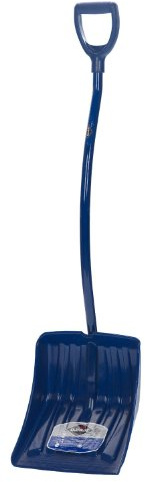 Garant YP139EAKD 14-Inch Ergonomic Snow Shovel with Lightweight Aluminium Curved Handle, Blue