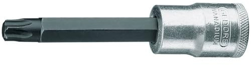 GEDORE Schraubendrehereinsatz 1/2 Zoll lang Innen-TX T40, 1 Stück, ITX 19 L T40-100