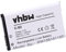 vhbw Akku kompatibel mit BlackBerry Curve 8300, 8310, 8320, 8330, 9300 3G, 9330 3G Handy Smartphone Telefon (1000mAh, 3,7V, Li-Ion)