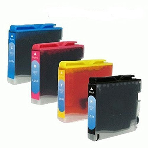 TTRecycling -kompatible XL SET - als Ersatz für 4x XXL Füllung je 37ml Druckerpatronen LC970 LC 970 LC1000 LC 1000 Brother MFC 235C 260C DCP 135C 150C 235 135 260 DCP 150C DCP 260C DCP 130C Fax 1360 FAX 1860C FAX 1960 FAX 2480C MFC 240C