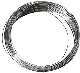 Rayher 2402300 Silberdraht mit Kupferkern, 1,20 mm ø, SB-Btl. 3 m