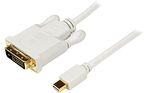 StarTech.com Cavo adattatore da mini Displayport a DVI da 90cm , Cavo convertitore da Mini DP a DVI risoluzione 1920x1200 e HDTV fino a 1080p, Compatibile PC/MAC -Thunderbolt, Bianco (MDP2DVIMM3W)
