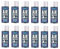 NEW 12 X 200ML COMPRESSED AIR CAN DUSTER SPRAY CAN CLEANER CLEAN & PROTECTS LAPTOP KEYBOARD ELECTRONICS 200 ML PACK SET OF 12