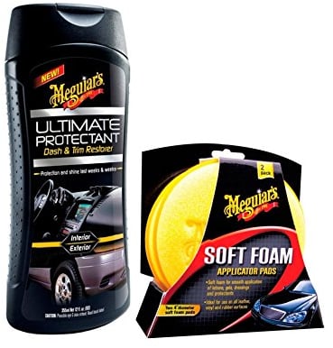Meguiar's Ultimate Protectant Dash and Trim Restorer with Soft Foam Applicator Pad